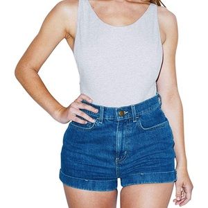 American Apparel High-Waist Cuff Short